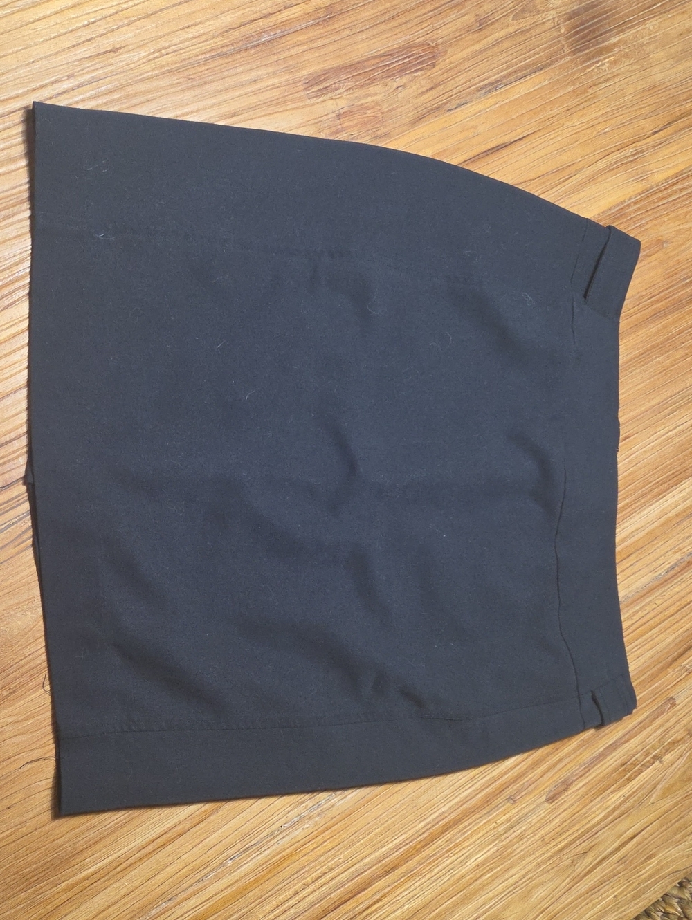 Rafella Black Mini Skirt - Tailored Ponte Style